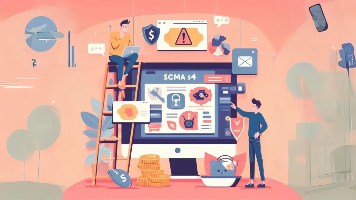 Stay safe online by learning about 5 common internet scams like phishing, tech support scams, romance scams, fake jobs, and subscription traps. Tips to avoid online scammer's tricks.